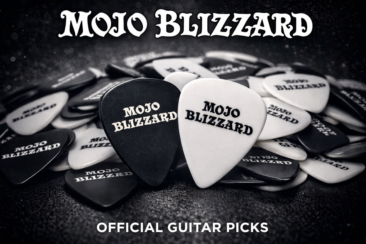 MOJO BLIZZARD | Premium Gitarren Plecs